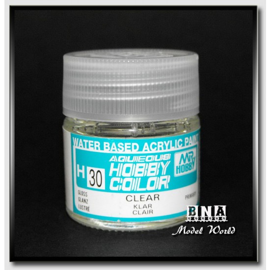 Water-Based Acrylic Paint - Gloss Clear (10ml) Water-Based Acrylic Paint - Gloss Clear (10ml)