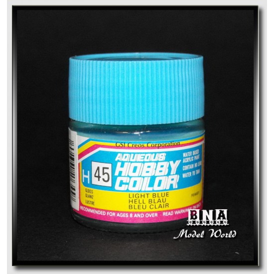 Water-Based Acrylic Paint - Gloss Light Blue (10ml) Water-Based Acrylic Paint - Gloss Light Blue (10ml)