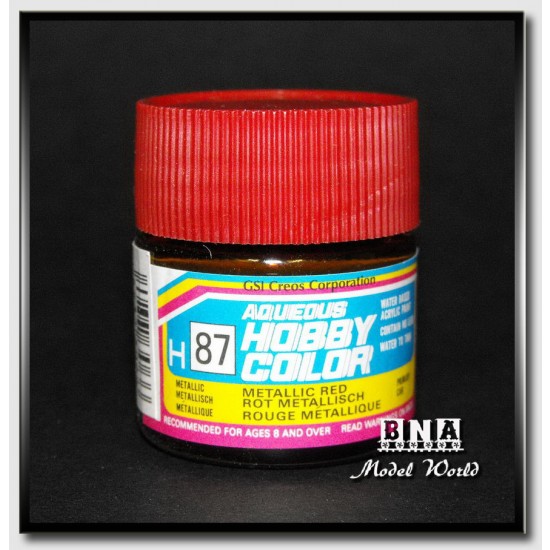 Water-Based Acrylic Paint - Metallic Red (10ml) Water-Based Acrylic Paint - Metallic Red (10ml)