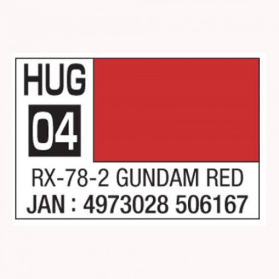 Gundam Water-based Color #RX-78-2 Red (10ml)