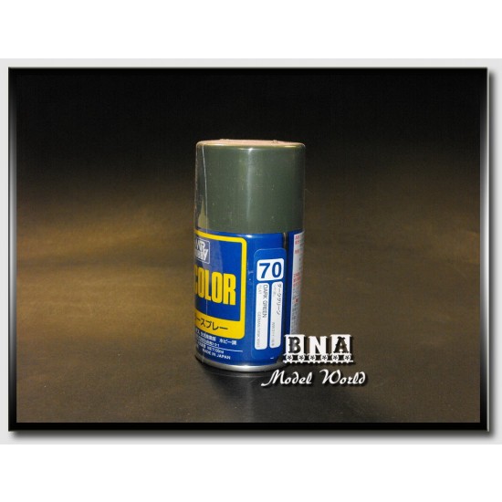 Mr.Color Spray Paint - Flat Dark Green (100ml) Mr.Color Spray Paint - Flat Dark Green (100ml)