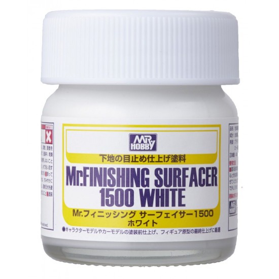 Mr. Finishing Surfacer - White #1500 (40ml) Mr. Finishing Surfacer - White #1500 (40ml)