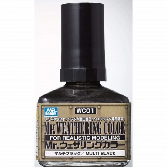 Mr.Weathering Colour - Multi Black (40ml) Mr.Weathering Colour - Multi Black (40ml)