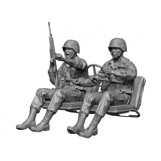 1/35 US MUTT Jeep Driver and Crew 80-90s (2 figures) 1/35 US MUTT Jeep Driver and Crew 80-90s (2 figures)
