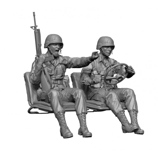 1/35 US MUTT Jeep Driver and Crew 80-90s (2 figures) 1/35 US MUTT Jeep Driver and Crew 80-90s (2 figures)