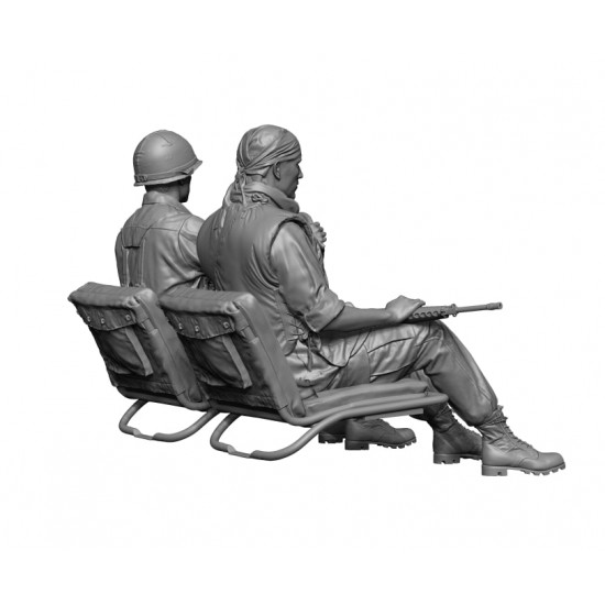 1/35 US MUTT Jeep Driver and Crew, Vietnam (2 figures) 1/35 US MUTT Jeep Driver and Crew, Vietnam (2 figures)