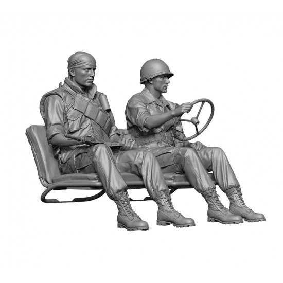 1/35 US MUTT Jeep Driver and Crew, Vietnam (2 figures) 1/35 US MUTT Jeep Driver and Crew, Vietnam (2 figures)