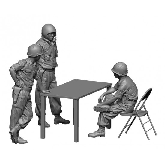 1/35 ROKA Officer set, Vietnam (3 figures) 1/35 ROKA Officer set, Vietnam (3 figures)