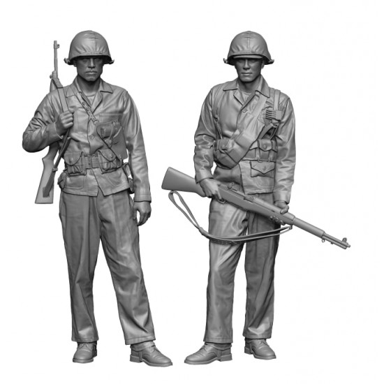 1/35 WWII USMC set (2 figures) 1/35 WWII USMC set (2 figures)