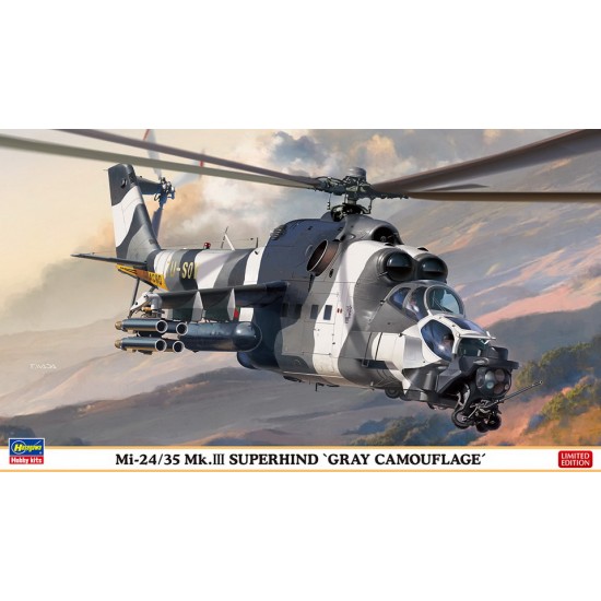 1/72 Mi-24/35 MK.III Superhind Gray Camouflage 1/72 Mi-24/35 MK.III Superhind Gray Camouflage