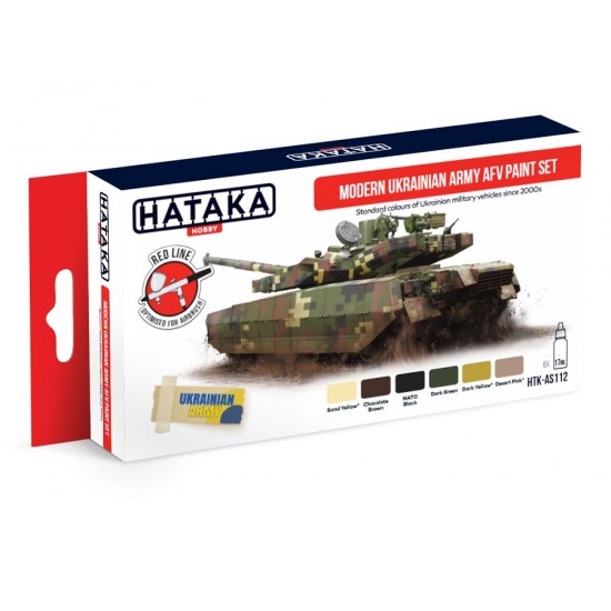 Acrylic Paint Set - Modern Ukrainian Army AFV Since 2000s (6x 17ml) Acrylic Paint Set - Modern Ukrainian Army AFV Since 2000s (6x 17ml)