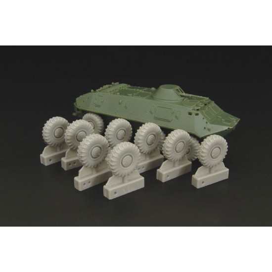 1/72 BTR-60 Wheels for ACE/ICM/S-Model 1/72 BTR-60 Wheels for ACE/ICM/S-Model