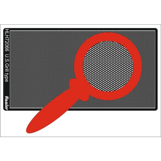 1/72 Engraved Plate-U S Grill Type 1/72 Engraved Plate-U S Grill Type