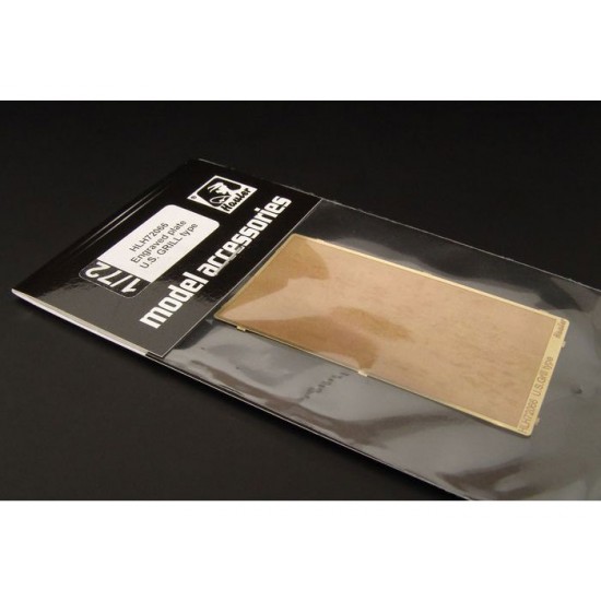 1/72 Engraved Plate-U S Grill Type 1/72 Engraved Plate-U S Grill Type