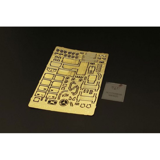 1/72 M20 Armored Utility Car Detail Set for Italeri Kits 1/72 M20 Armored Utility Car Detail Set for Italeri Kits