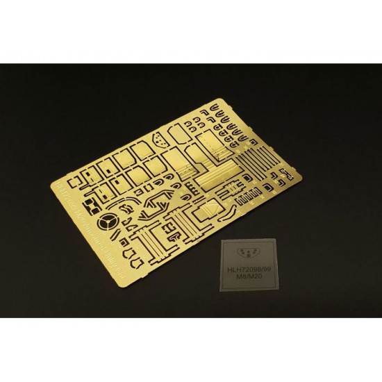 1/72 M20 Armored Utility Car Detail Set for Italeri Kits 1/72 M20 Armored Utility Car Detail Set for Italeri Kits