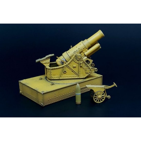 1/72 Czech/German Skoda 30.5cm Siege Howitzer Resin Construction kit 1/72 Czech/German Skoda 30.5cm Siege Howitzer Resin Construction kit