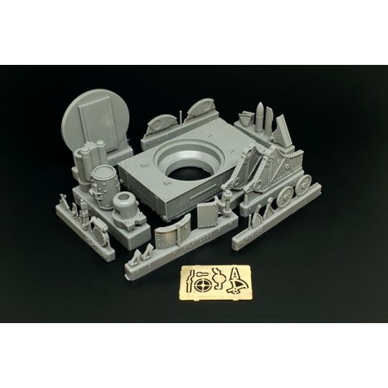 1/72 Czech/German Skoda 30.5cm Siege Howitzer Resin Construction kit 1/72 Czech/German Skoda 30.5cm Siege Howitzer Resin Construction kit