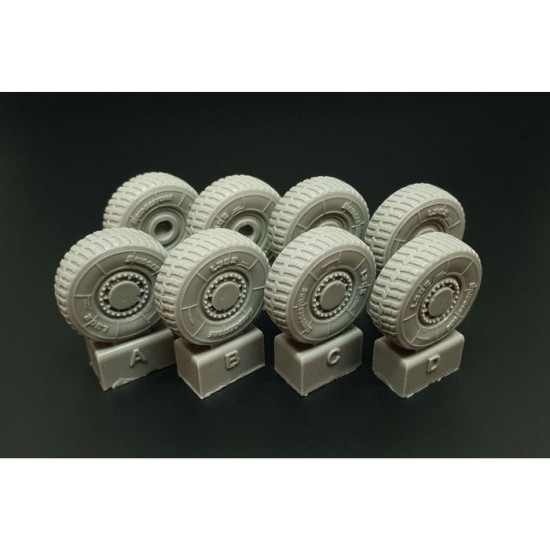 1/35 JGSDF Type 16 Wheels for Tamiya kits 1/35 JGSDF Type 16 Wheels for Tamiya kits
