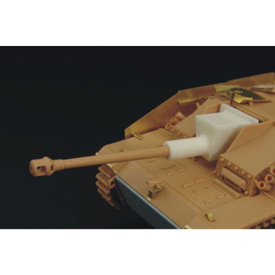1/48 Stug III Ausf G Welded Gun Shield 1/48 Stug III Ausf G Welded Gun Shield