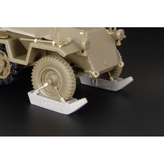 1/48 SdKfz 250-251 Front Wheels Ski for Tamiya/AFV kits 1/48 SdKfz 250-251 Front Wheels Ski for Tamiya/AFV kits
