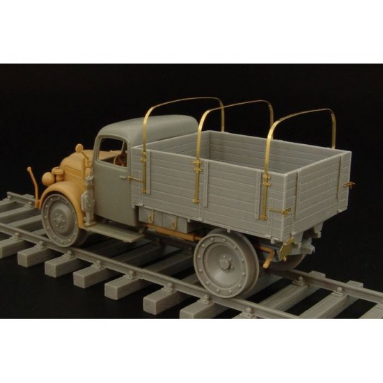 1/48 Steyr 1500 Pritsche Railway Conversion set for Tamiya kits 1/48 Steyr 1500 Pritsche Railway Conversion set for Tamiya kits