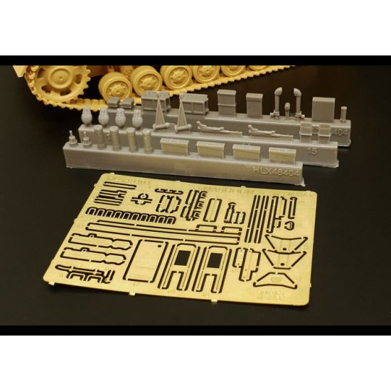 1/48 SdKfz.164 Nashorn Detail Set for Tamiya kits 1/48 SdKfz.164 Nashorn Detail Set for Tamiya kits