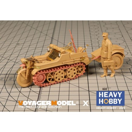 1/35 WWII SdKfz.2 Half-track Motorcycle Detail-up set for Tamiya kit #35377 1/35 WWII SdKfz.2 Half-track Motorcycle Detail-up set for Tamiya kit #35377