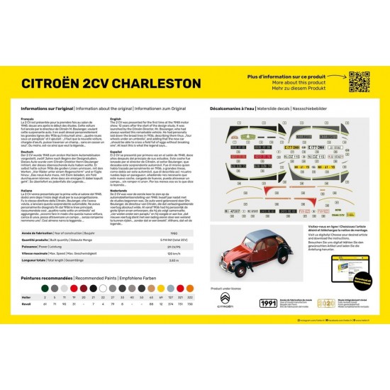 1/24 Citroen 2 CV Charleston 1/24 Citroen 2 CV Charleston