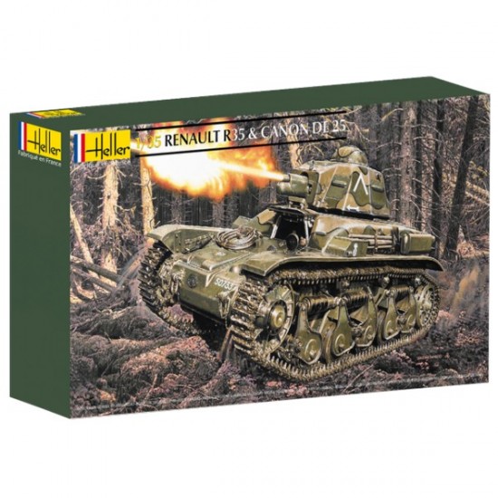 1/35 Renault R35 and Canon de 25 1/35 Renault R35 and Canon de 25