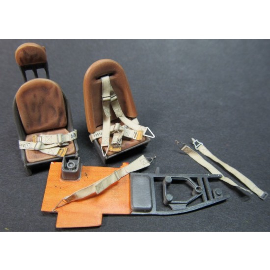 HGW 1/32 Junkers Ju-88A-1 Seat Belts and Resin Seat # 132047 