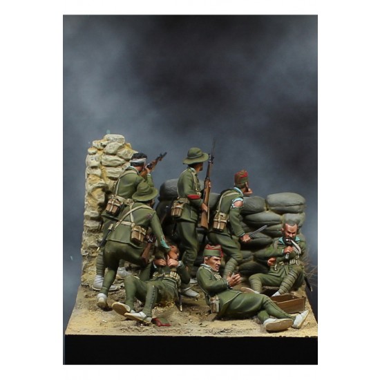 54mm Dar Hamed 1921, Spanish Foreign Legion, Rif War (7 resin & metal figures) 54mm Dar Hamed 1921, Spanish Foreign Legion, Rif War (7 resin & metal figures)