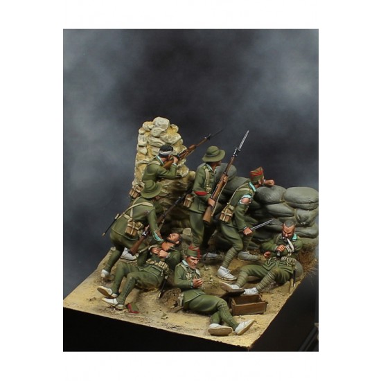 54mm Dar Hamed 1921, Spanish Foreign Legion, Rif War (7 resin & metal figures) 54mm Dar Hamed 1921, Spanish Foreign Legion, Rif War (7 resin & metal figures)