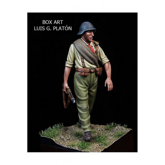 54mm Scale Spanish Civil War Republic Popular Army 1937 (metal figure) 54mm Scale Spanish Civil War Republic Popular Army 1937 (metal figure)