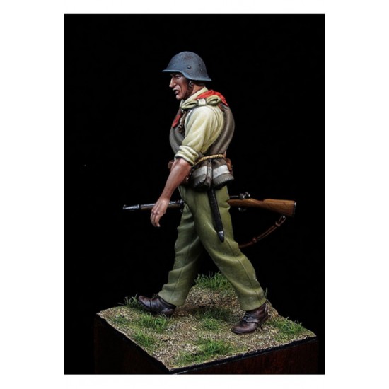 54mm Scale Spanish Civil War Republic Popular Army 1937 (metal figure) 54mm Scale Spanish Civil War Republic Popular Army 1937 (metal figure)