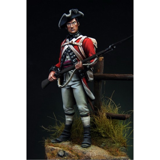 54mm Scale British Sergeant, 64Reg. on foot, American War of Independence 1776 54mm Scale British Sergeant, 64Reg. on foot, American War of Independence 1776
