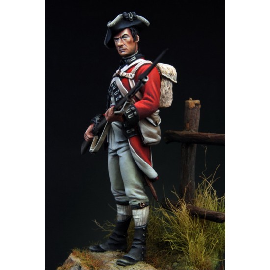 54mm Scale British Sergeant, 64Reg. on foot, American War of Independence 1776 54mm Scale British Sergeant, 64Reg. on foot, American War of Independence 1776