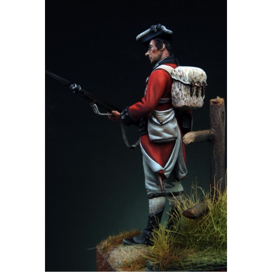 54mm Scale British Sergeant, 64Reg. on foot, American War of Independence 1776 54mm Scale British Sergeant, 64Reg. on foot, American War of Independence 1776