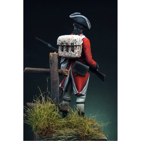 54mm Scale British Sergeant, 64Reg. on foot, American War of Independence 1776 54mm Scale British Sergeant, 64Reg. on foot, American War of Independence 1776