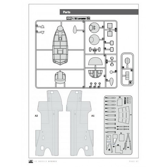 1/32 Avro Lancaster B Mk.I Nose Art Kit 1/32 Avro Lancaster B Mk.I Nose Art Kit