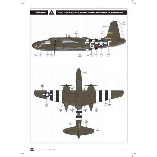 1/32 Douglas A-20G Havoc over Europe 1/32 Douglas A-20G Havoc over Europe