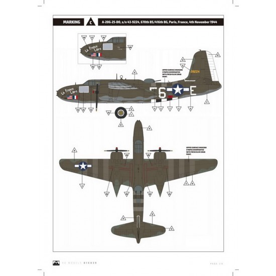 1/32 Douglas A-20G Havoc over Europe 1/32 Douglas A-20G Havoc over Europe