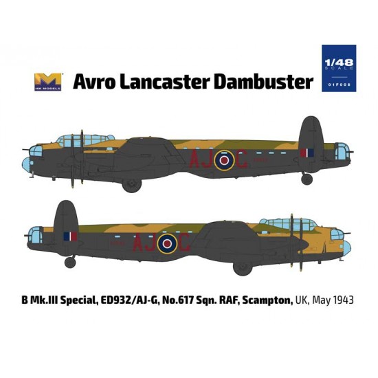 1/48 Avro Lancaster Dambuster Heavy Bomber 1/48 Avro Lancaster Dambuster Heavy Bomber