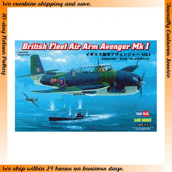 1/48 British Fleet Air Arm Avenger Mk.I 1/48 British Fleet Air Arm Avenger Mk.I