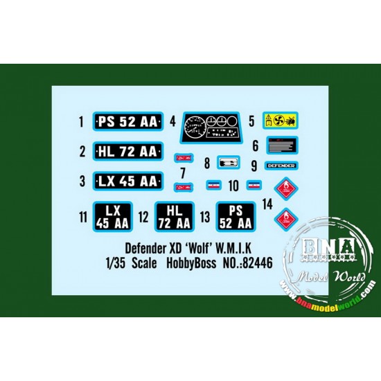 1/35 Land Rover Defender XD Wolf W.M.I.K 1/35 Land Rover Defender XD Wolf W.M.I.K