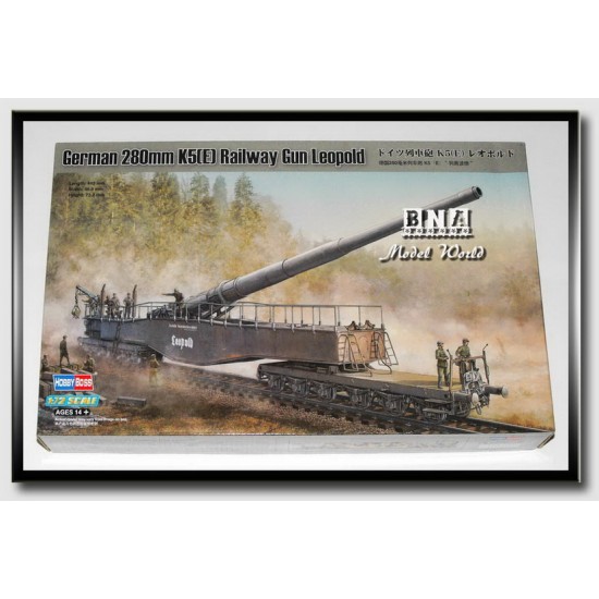1/72 German K5(E) Railway Gun Leopold 1/72 German K5(E) Railway Gun Leopold