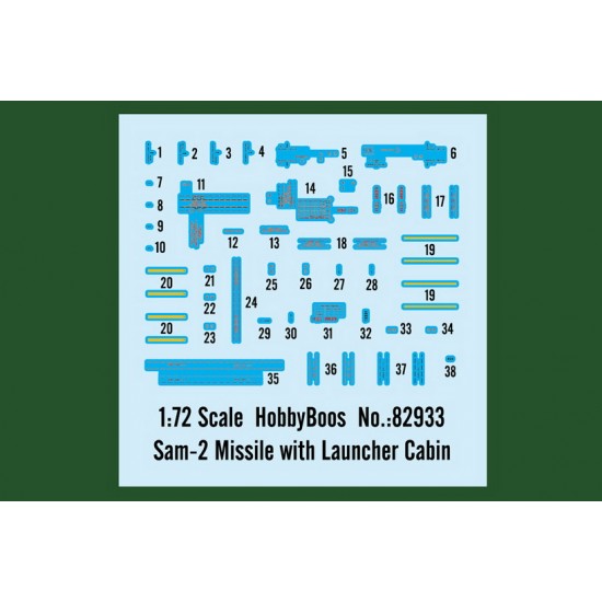 1/72 Sam-2 Missile with Launcher Cabin 1/72 Sam-2 Missile with Launcher Cabin