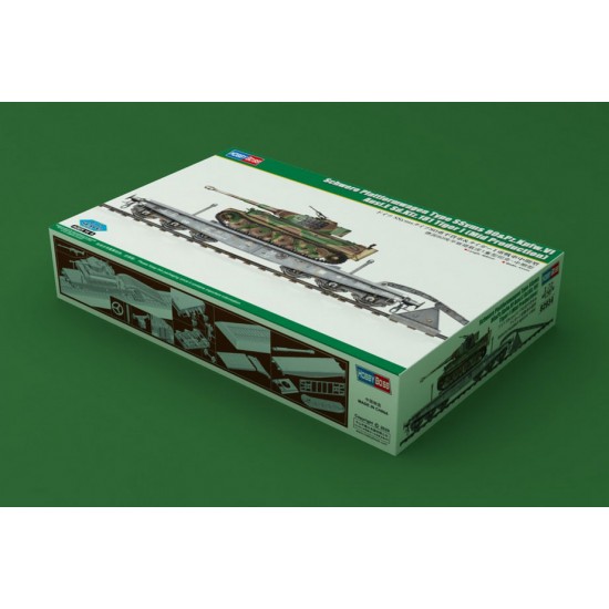 1/72 Schwere Plattformwagen Type SSyms 80 & PzKpfw.VI Ausf.E SdKfz.181 Tiger I Mid 1/72 Schwere Plattformwagen Type SSyms 80 & PzKpfw.VI Ausf.E SdKfz.181 Tiger I Mid