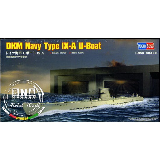 1/350 DKM Navy Type IX-A U-Boat 1/350 DKM Navy Type IX-A U-Boat