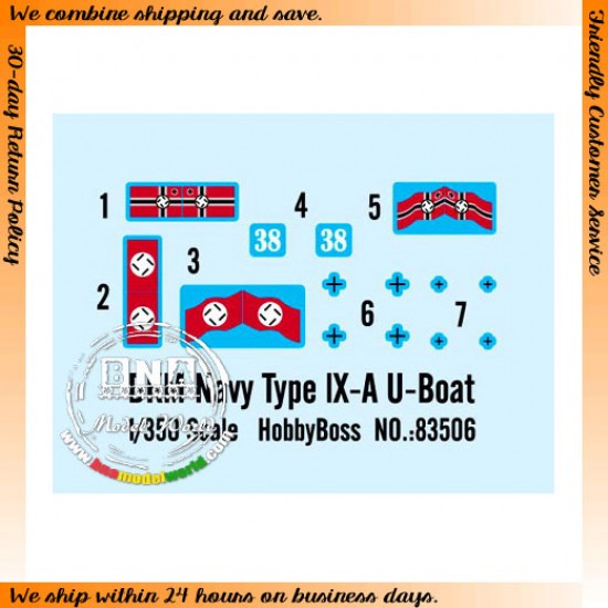 1/350 DKM Navy Type IX-A U-Boat 1/350 DKM Navy Type IX-A U-Boat
